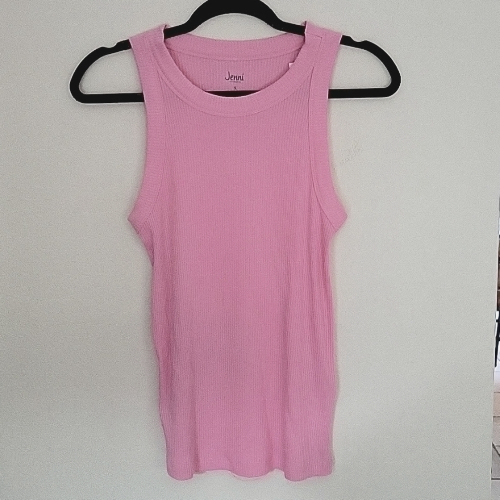 NWT: Jenni Intimates "Pink Heat" Sleeveless Tank Top / Size Small